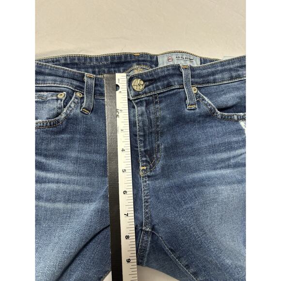 AG Adriano Goldschmied Women's 28R Legging Ankle Jeans Skinny Sexy Distressed - Picture 8 of 9
